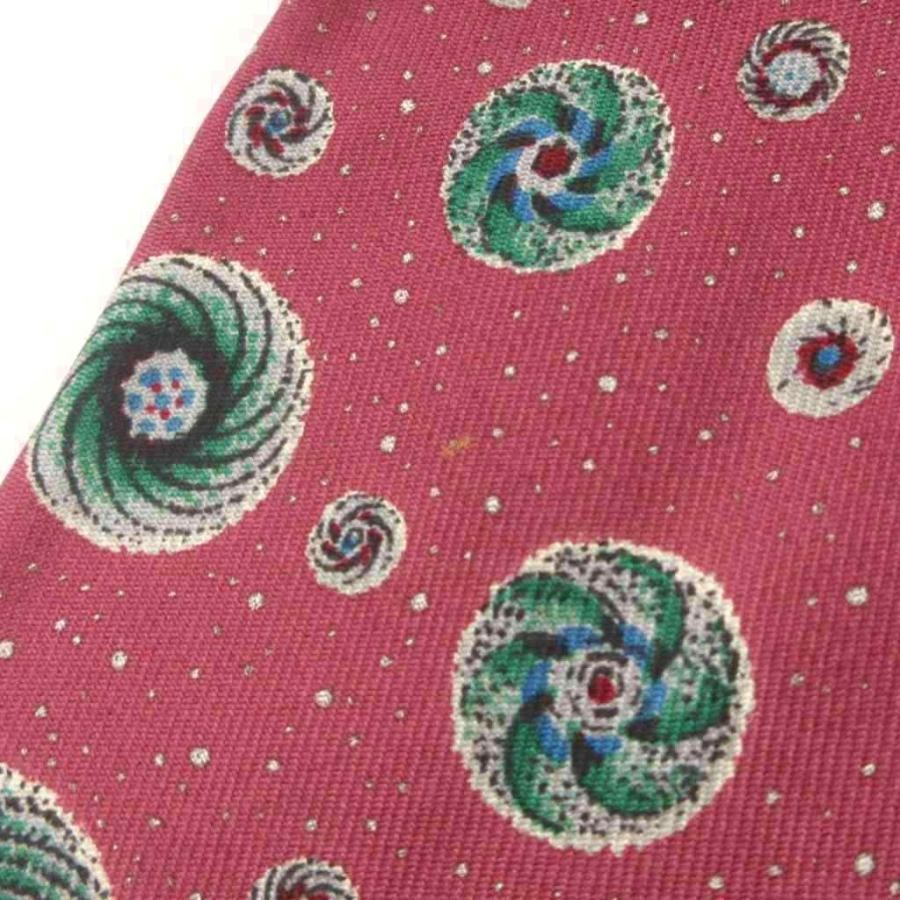 HERMES Silk Tie Regular Red Pattern Accessories M… - image 6