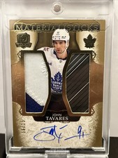 John Tavares The Cup Materialisticks 15/15 Game Used Patch, Stick