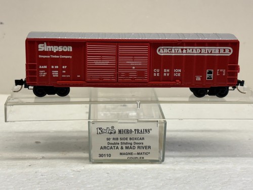 Micro trenes Kadee escala N MTL 30110 Arcata & Mad River A&MR 1087 vagón de caja | Condition: New