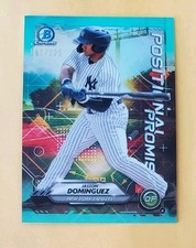 2021 Bowman Chrome Positional Promise Aqua /125 Jasson Dominguez #POS-JD SP 