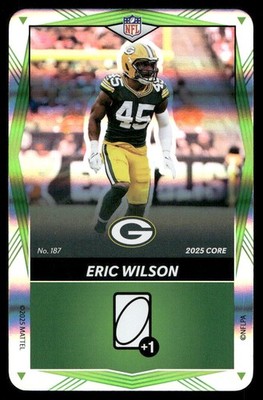 2025 UNO Elite Core Edition - Green Foil #187 Eric Wilson