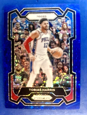 Tobias Harris 2023-24 Panini Prizm Blue Disco Prizm /150 - 76'ers