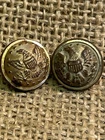 2 Dug Civil War Staff Officer Cuff Buttons Good Gold Recovered From Kennesaw Ga