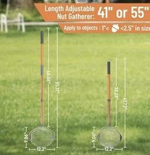 Nut Gatherer, Picker Upper Roller, Nut Collector Picker, Collect Nuts, Fruits