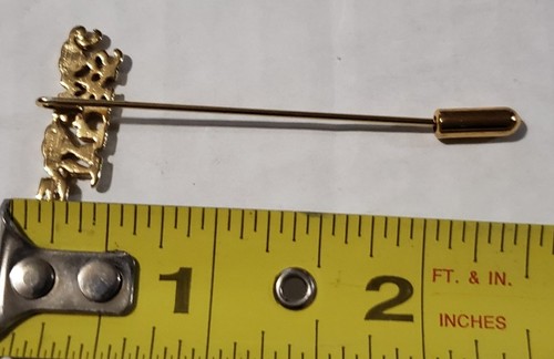Vintage? Gold Tone "Someone Special" Hearts Stick Pin Love Appreciate Teacher - Picture 5 of 5