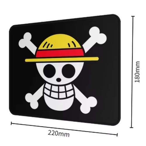 π₯ Tappetino Mouse Luffy Scheletro β One Piece Anime Gaming Desk Mat Antiscivolo - Afbeelding 5 van 5