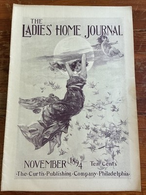 LADIES HOME JOURNAL November 1894 Bruno Oscar Klein-A Christmas Anthem, Ads