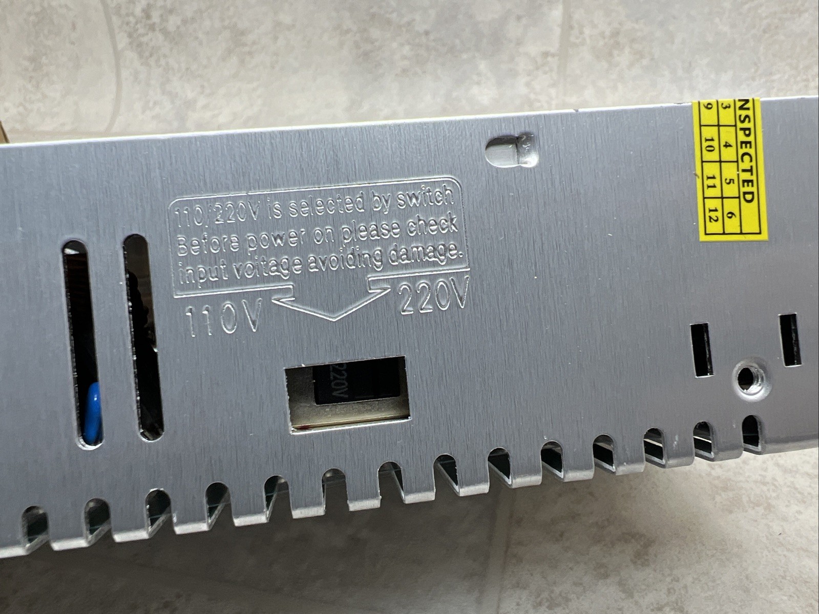 Switch Power Supply Driver Adapter Aluminum Alloy DC24V S-480-24 24V 480W LED