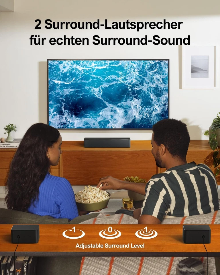 5.1 Soundbar mit Dolby Atmos, 3D Surround Sound System, Soundbar für TV - Bild 3 von 4