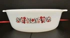 Vtg Anchor Hocking Fire King Primrose 1 1/2qt Oval Casserole Dish NO LID