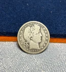 (#102158)  Barber Half Dollar:  1895 S   VG/G    Better date.