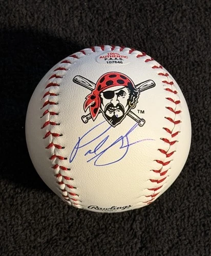 Paul Skenes Signed Pittsburgh Pirates Logo Baseball COA