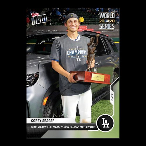Corey Seager #483 2020 Topps Now card