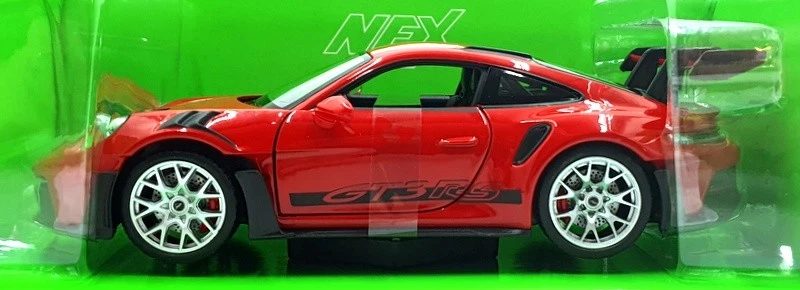 Welly NEX Escala 1/24 Diecast 24122W - Porsche 911 GT3 RS (992) - Rojo Foto 3 de 4