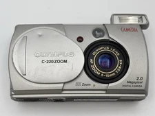 Olympus CAMEDIA C-220 2.0MP Digital Camera - Silver