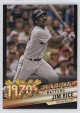 2020 Topps Decades Best Series 2 Batters Black 177/299 Jim Rice #DB-42 HOF 4z8