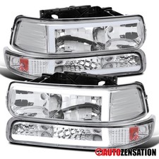 Fit 1999-2002 Silverado 2000-2006 Tahoe Led Tube Headlightsbumper Signal Lamps