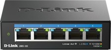D-Link DMS-105 5-Port Multi-Gigabit Unmanaged Desktop Switch, 5x 2,5G Ports B-Wa