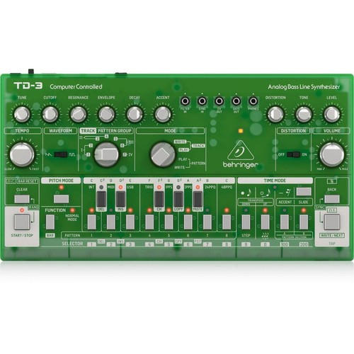 TD-3-LM Lime Green Analog Bass Synth
