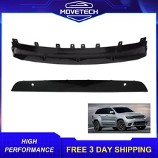 2PCS Front Bumper Fascia Applique Molding Trim For 2017-2021 Jeep Grand Cherokee