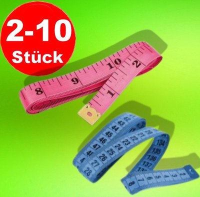 2-10x Schneidermaßband Set 150 cm Maßband Bandmaß Schneider Metermaß Messband