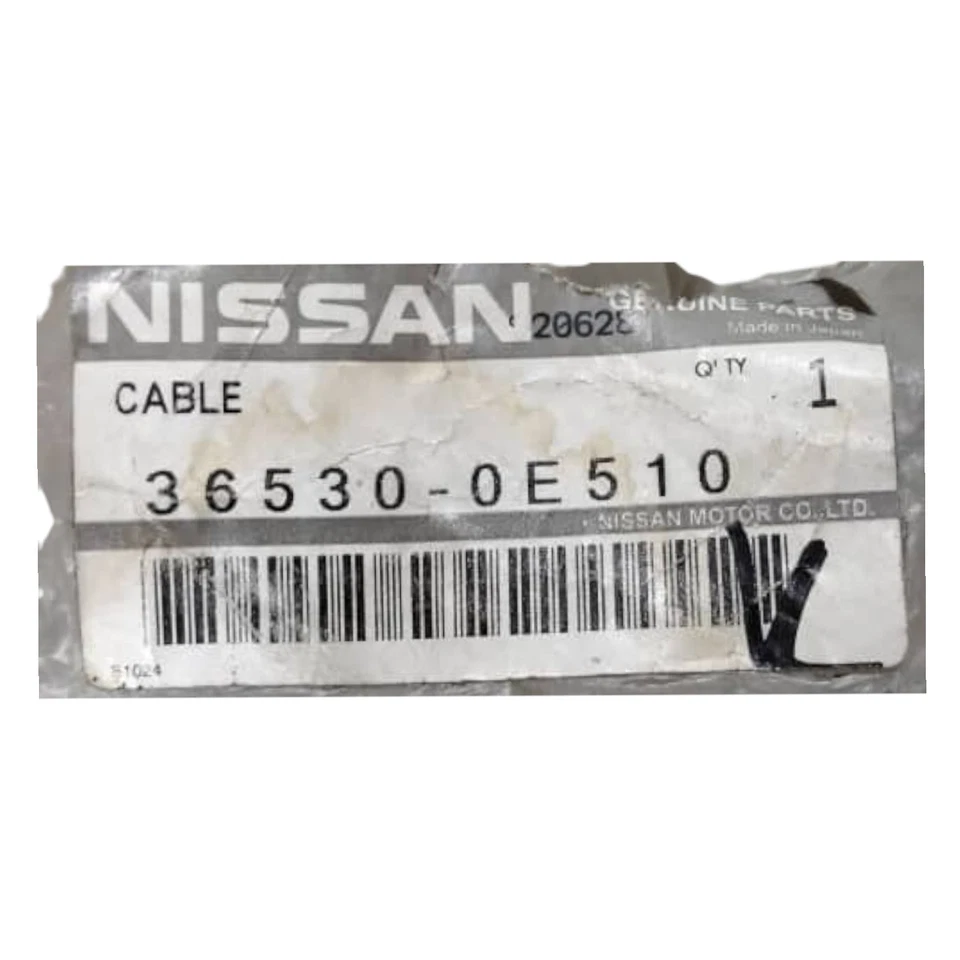 OEM 36530-0E510 CABLE ASSY-BRAKE REAR RH Fit Nissan Bluebird 1991-1993 Stanza - Изображение 3 из 3