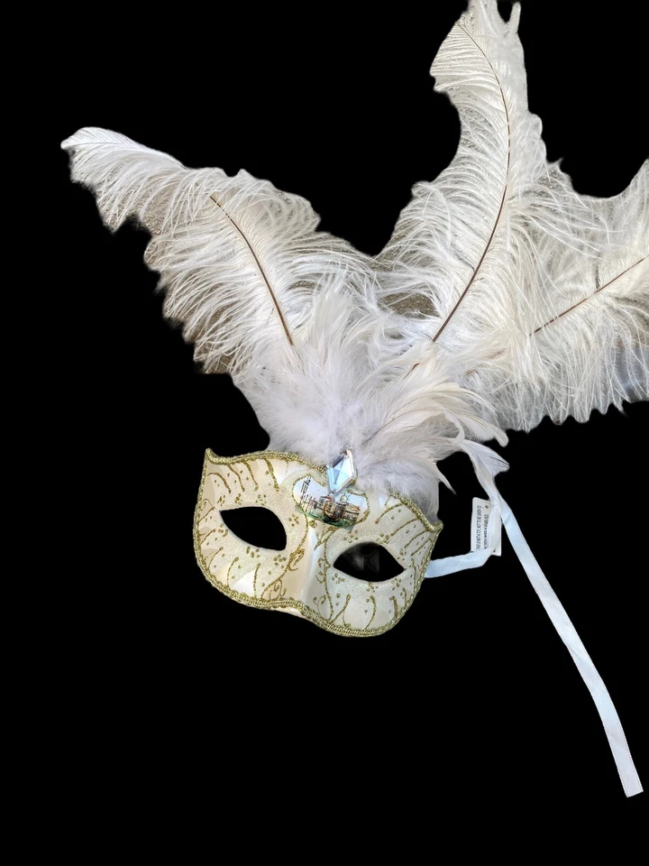 Eye Mask Masquerade Halloween Venetian Masked Ball Costume Theatre Gothic - Image 2 of 4
