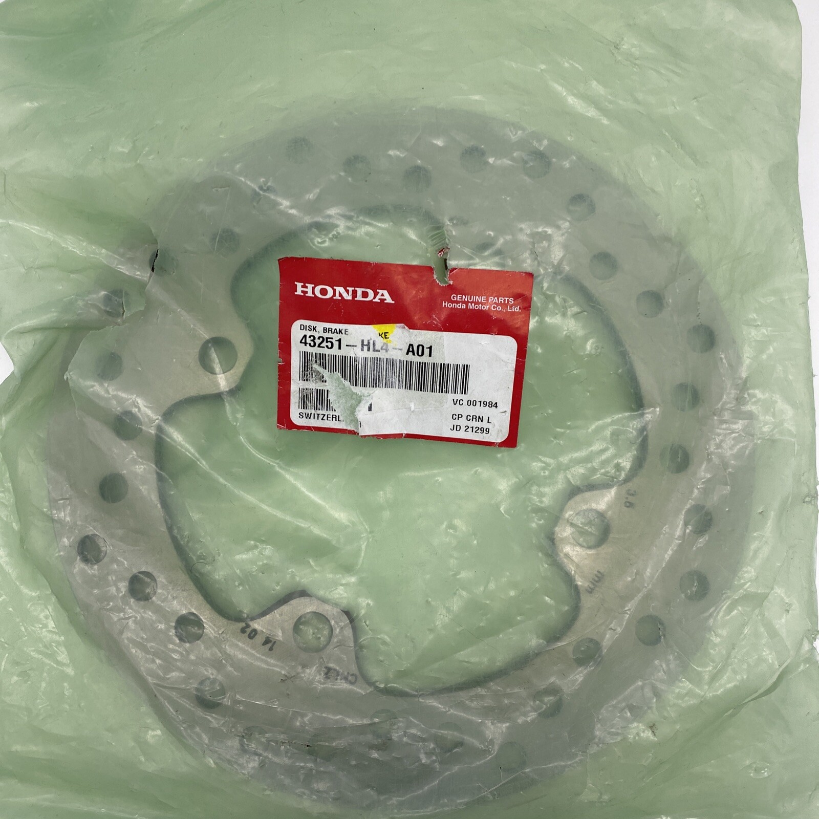 New Brake Disc Rotor HONDA 43251HL4A01 eBay