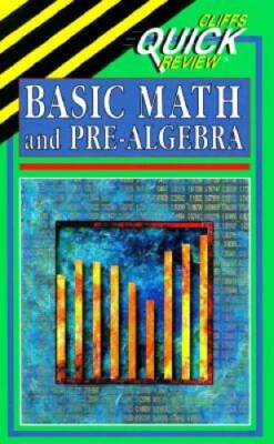 CliffsQuickReview Basic Math and Pre-Algebra - Paperback - GOOD