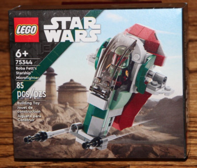 2023 LEGO STAR WARS SET 75344 BOBA FETT'S STARSHIP MICROFIGHTER
