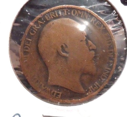 CIRCULATED, VG IN GRADE, 1903 1/2 PENNY UK COIN (22615)