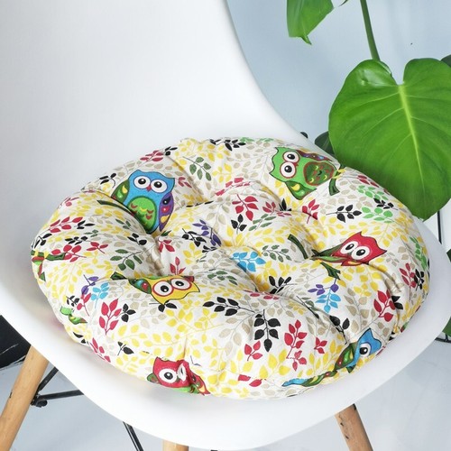 Round Chair Seat Pad Cushion Indoor Outdoor Dining Garden Patio 16 18 20" - Picture 46 of 48