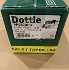 Box of 2!!! Dottie 16ga Stainless Steel SS Conduit Hanger 2-1/2” Inch w/Bolts