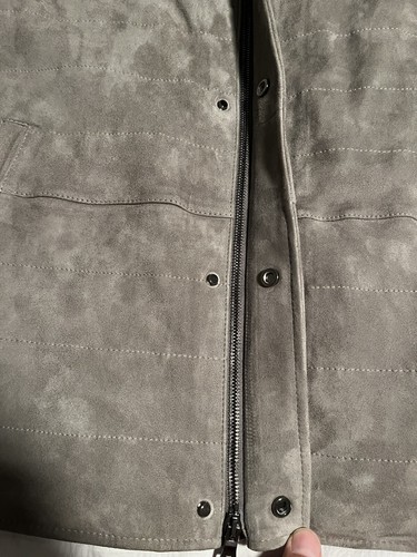 NEW $1,498 Peter Millar Crown Crafted Vantage Lamb Suede Vest Grey Gray Gale - Picture 5 of 14