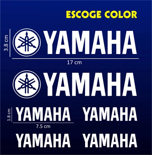 6 X STICKERS -STICKERS - VINYL - PACK - SPONSOR - MOTORCYCLE - STICKER
