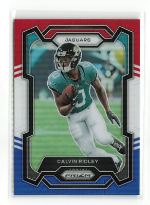 CALVIN RIDLEY #133 2023 PANINI PRIZM JAGUARS RED WHITE BLUE