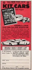 1979 Vintage Print Ad Auto Logic Kit Cars Assemble Drive Full-Size Sports Car