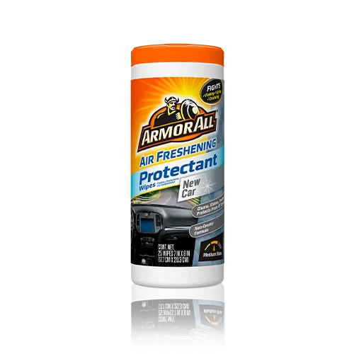 Armor All Air Freshening Protectant Wet Tissue New Car 25 Count