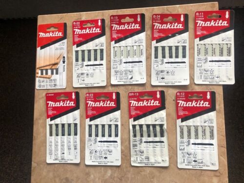 Makita 5 pz Set lame per puzzle a T-Shank per legno e metallo Bosch Dewalt Festool - Foto 1 di 12