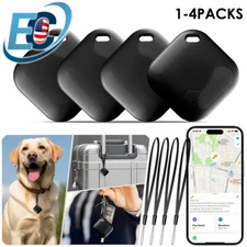 1-4 Packs Bluetooth Tracker Tag Work with Apple Find My Key Finder Item Locator