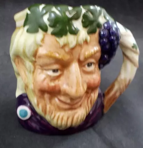 Royal Doulton Character Toby Jug Bacchus D6521SM Small Size