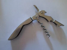 DASH of THAT Wine Corkscrew, Bottle Opener, Waiter Friend, SILVER tone