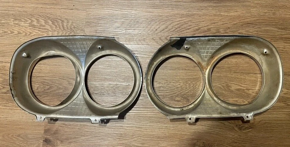 Mercury Comet 1964 biseles de faros derecho e izquierdo Ford original OEM Foto 2 de 4
