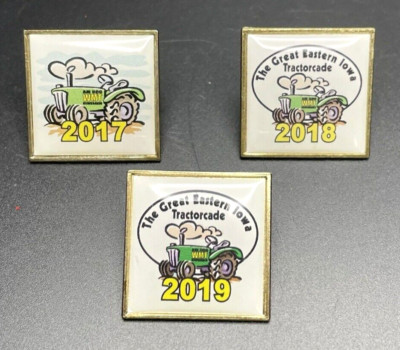 The Great Eastern Iowa Tractorcade pins 2017 2018 2019 Midwest Farming WMT Radio
