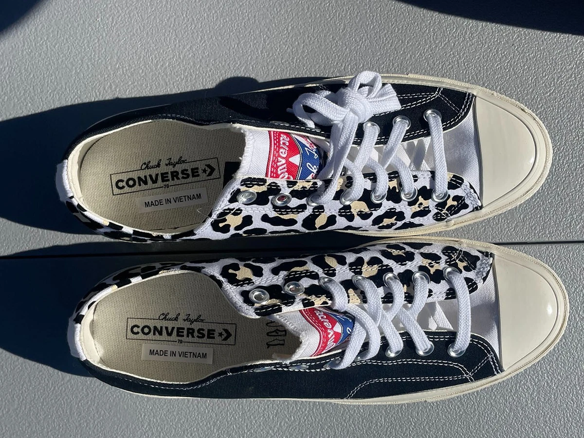 Size 11 - Converse Chuck 70 OX White Desert Ore Cheetah Logo | eBay