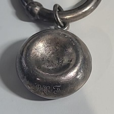 Tiffany Co Sterling RARE Silver Baby Rattle Teething Ring - BEAUTIFUL PATENA