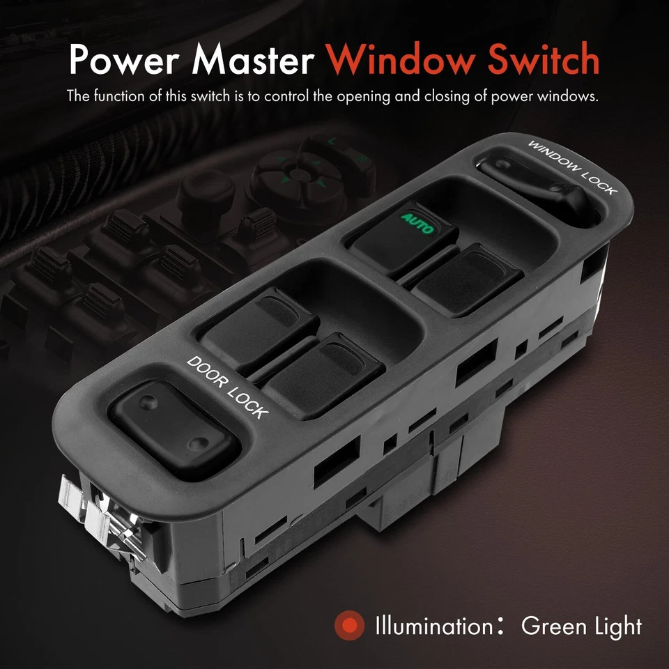 Interruptor de ventana eléctrica para Suzuki Grand Vitara 1999-2003 XL-7 2005-2006 delantero izquierdo Foto 4 de 4