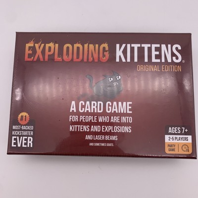 Exploding Kittens Card Game Original Edition 2-5 Players Age 7+. New And Sealed