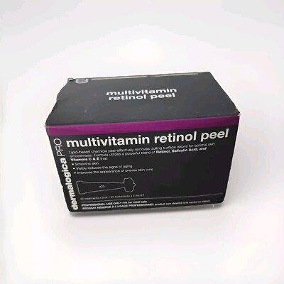 Dermalogica Multivitamin Retinol Peel PRO 25 treatments New In Box.