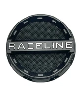 Raceline Matte Black Snap In Wheel Center Cap C904B-FB